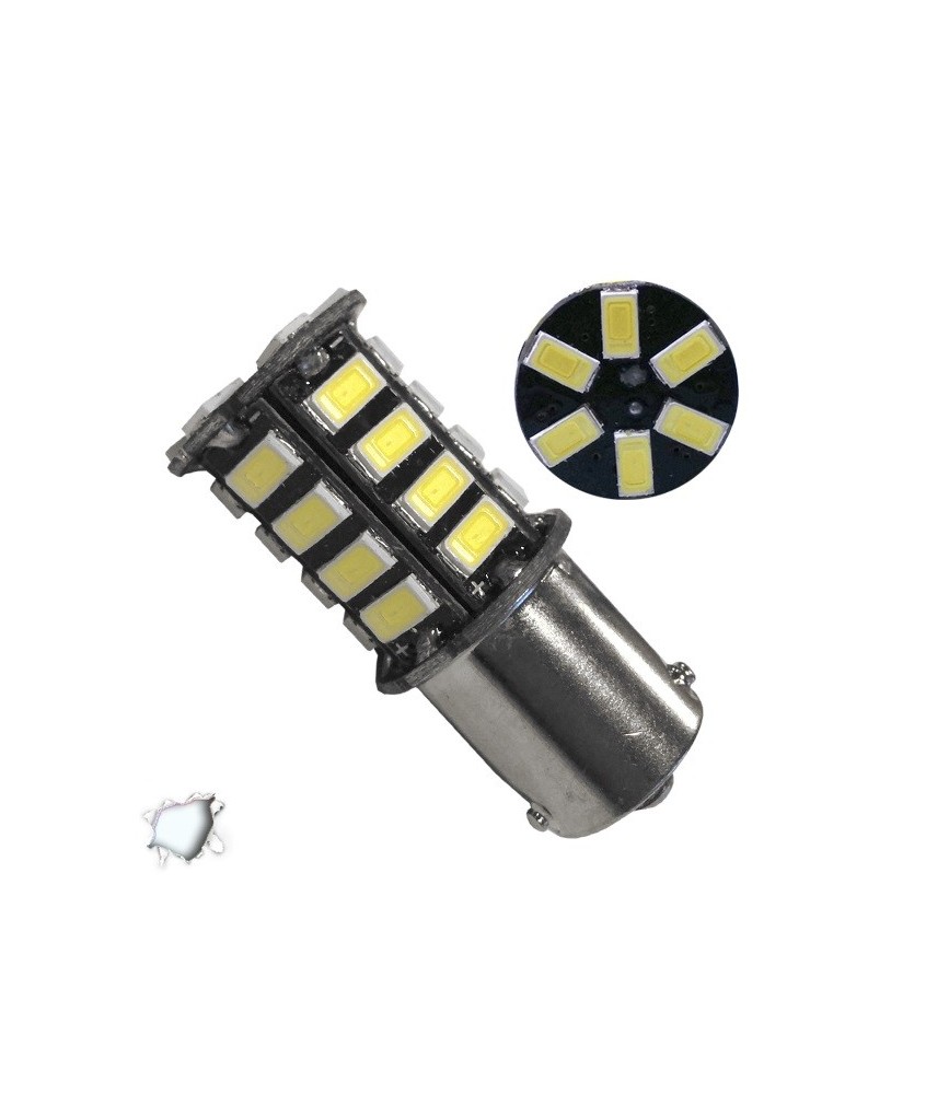 Λαμπτήρας LED BAU15S 30 SMD 5630 Ψυχρό Λευκό GloboStar 04521